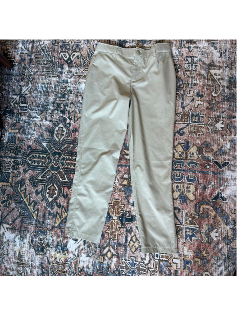 Boys Under Armour Casual Pants Size 14 Beige